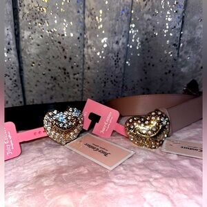 Juicy Couture belt set